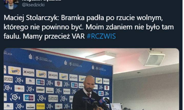 KURIOZALNE słowa Stolarczyka po przegranym meczu...